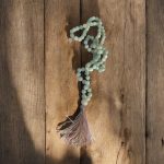 Amazonit - Mala nyaklánc matt csiszolással