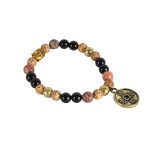  Buddha ásvány karkötő