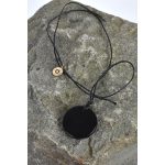 Tisztító- Sungit ásvány nyaklánc