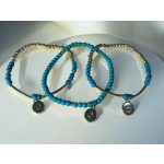 Türkíz karkötő szett