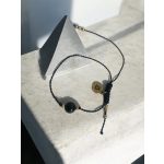 Védelmezó Ónix zsineg karkötő és bokalánc