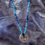 Egészséget Vonzó TÜRKIZ ásvány nyaklánc
