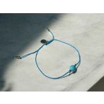 Az egység zsineg Türkíz karkötője és bokalánc