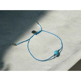 Az egység zsineg Türkíz karkötője és bokalánc