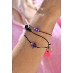 Amethyst string bracelet